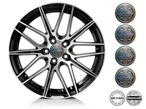 Ford Radaufkleber Version Gewölbte Harzlabels